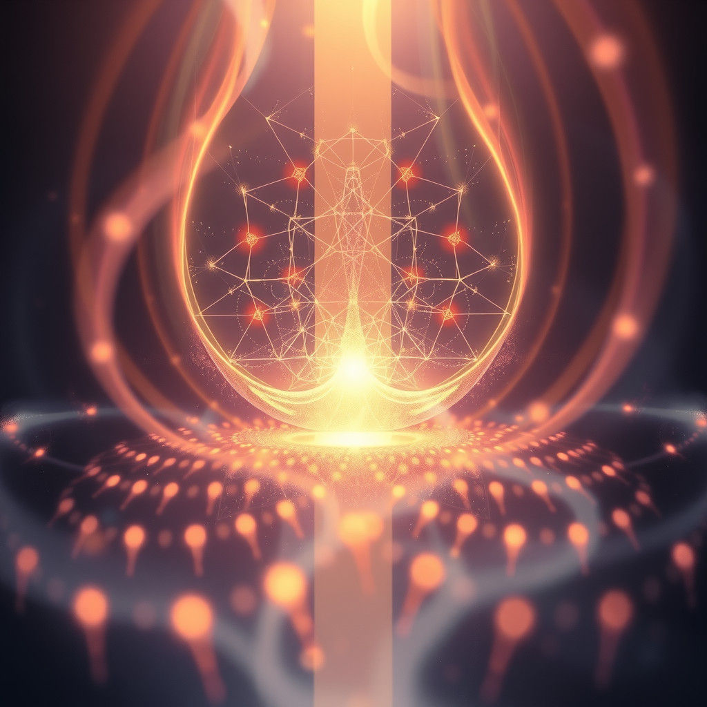 Luminous Light Vessel of Sacred Geometry