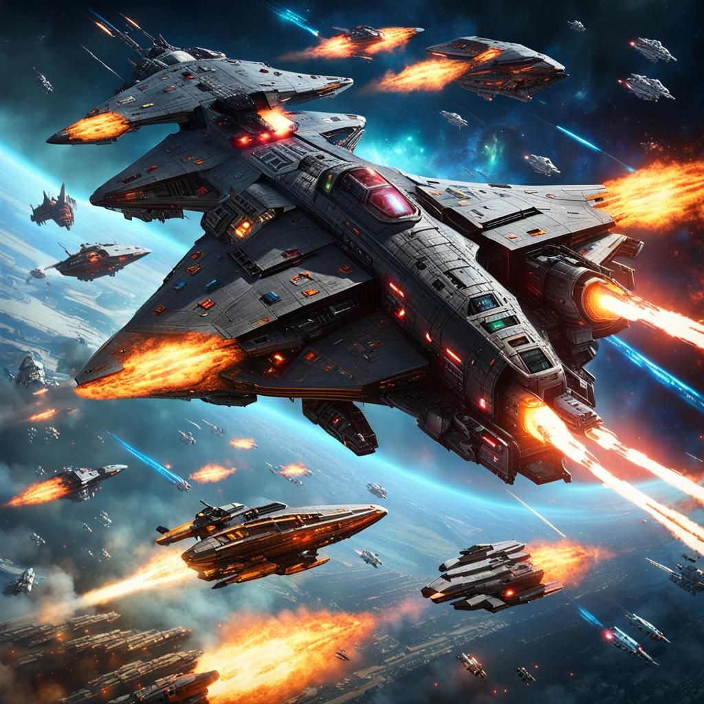 Spaceship Battle Fleet