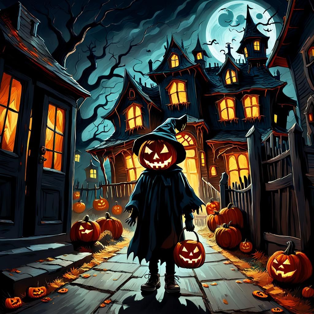 Spooky Surrealism: Halloween at the Haunted House