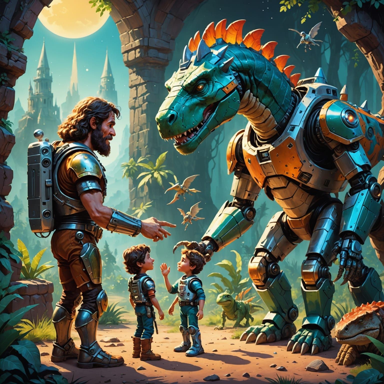 Unlikely Friends: Caveman Meets Robot, Knight Meets Astronau...