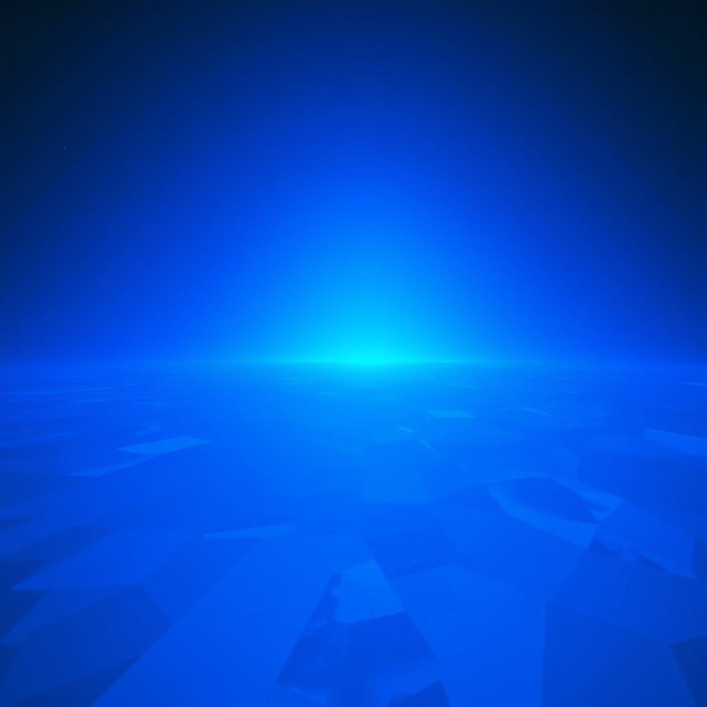 Vibrant Blue Hue with Iridescent Tones