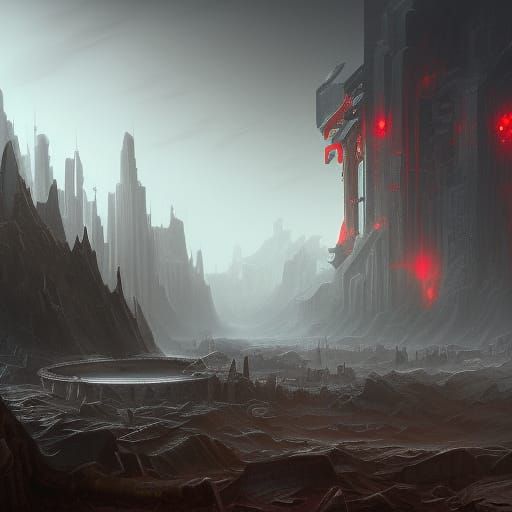 Detailed SCP Foundation Matte Painting