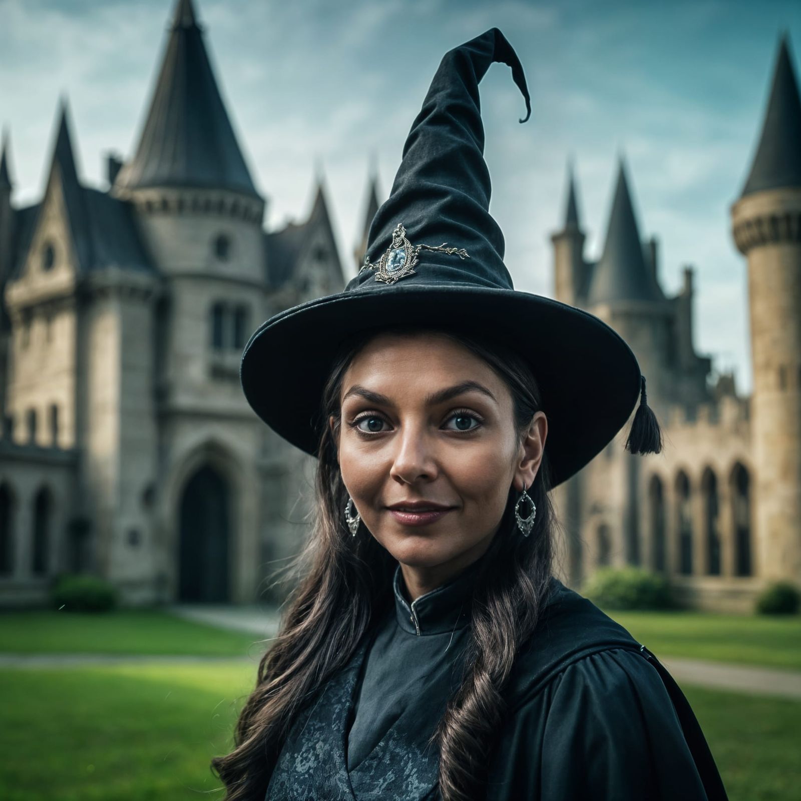 Hogwarts Wizard Portrait: Cinematic Film Still