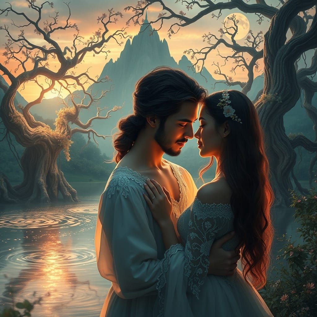 Ethereal Landscape of Devoted Love