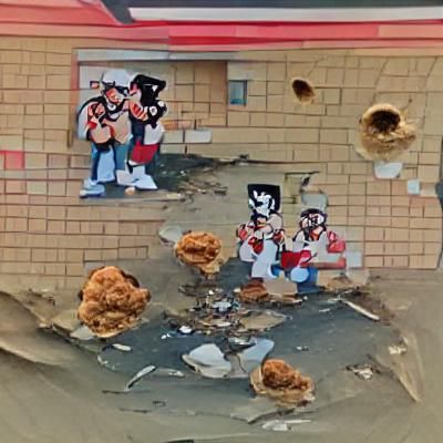 Animaniacs in Post-Apocalyptic Popeye's