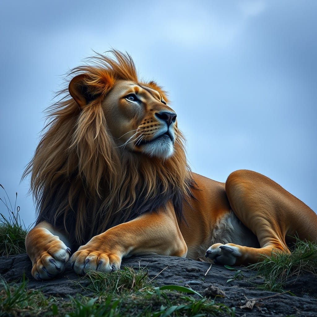 🥉languid lonely lion