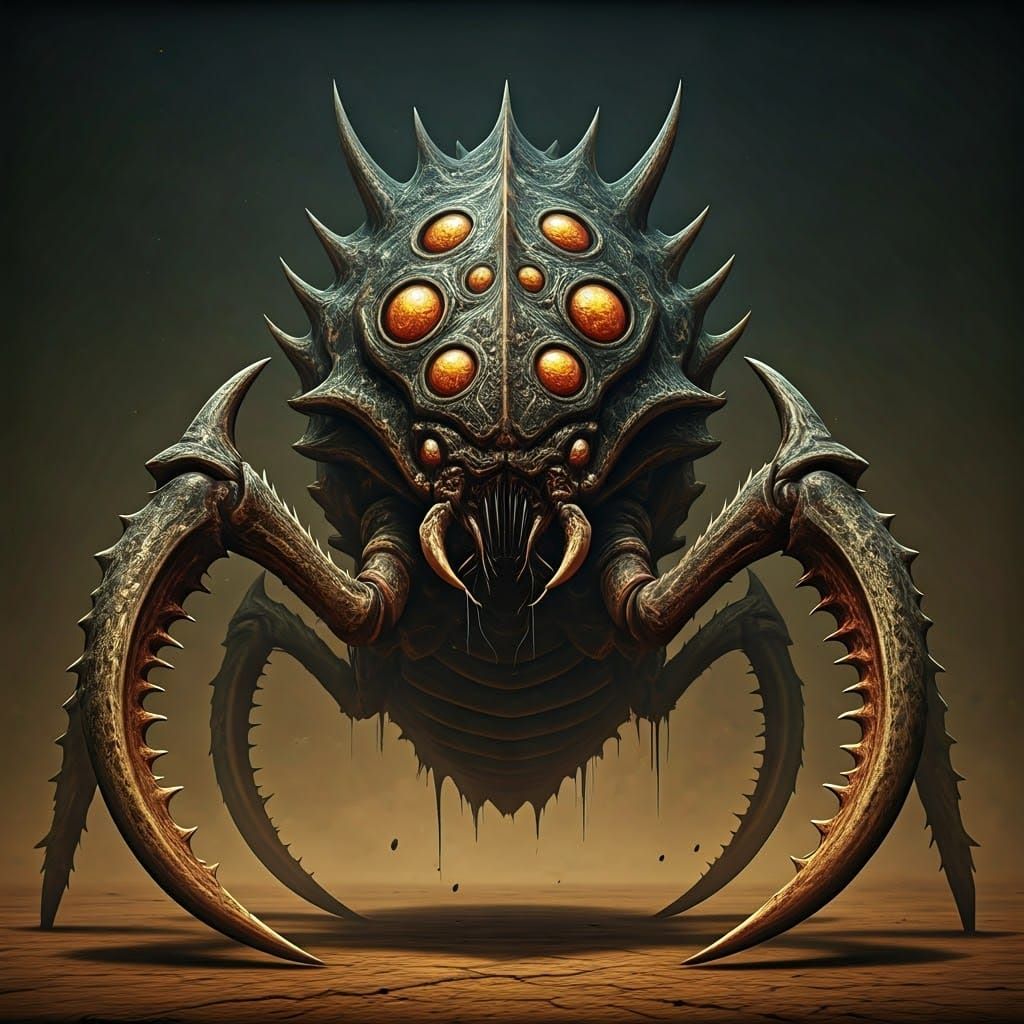 Colossal, Petrified Creature Radiates Ancient, Malevolent Po...