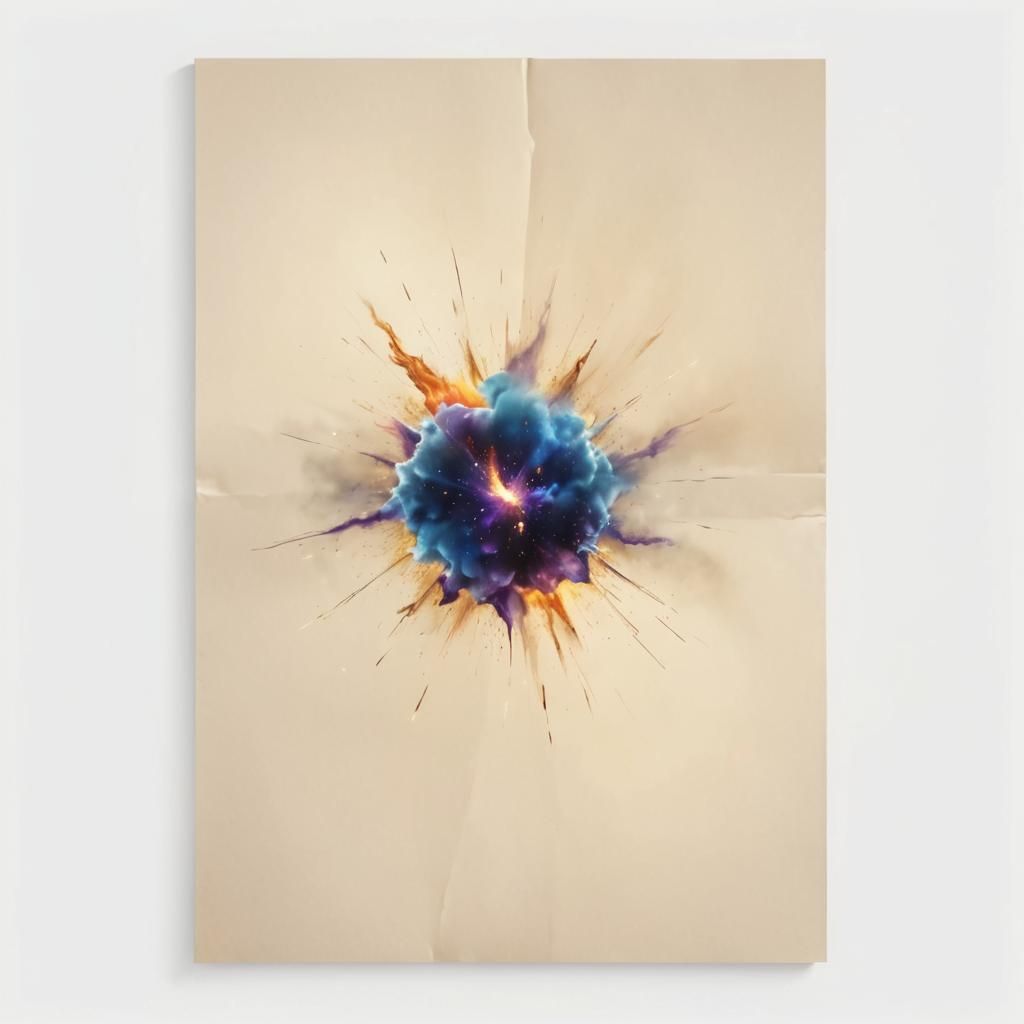 Explosive Cosmic Big Bang Expressionism