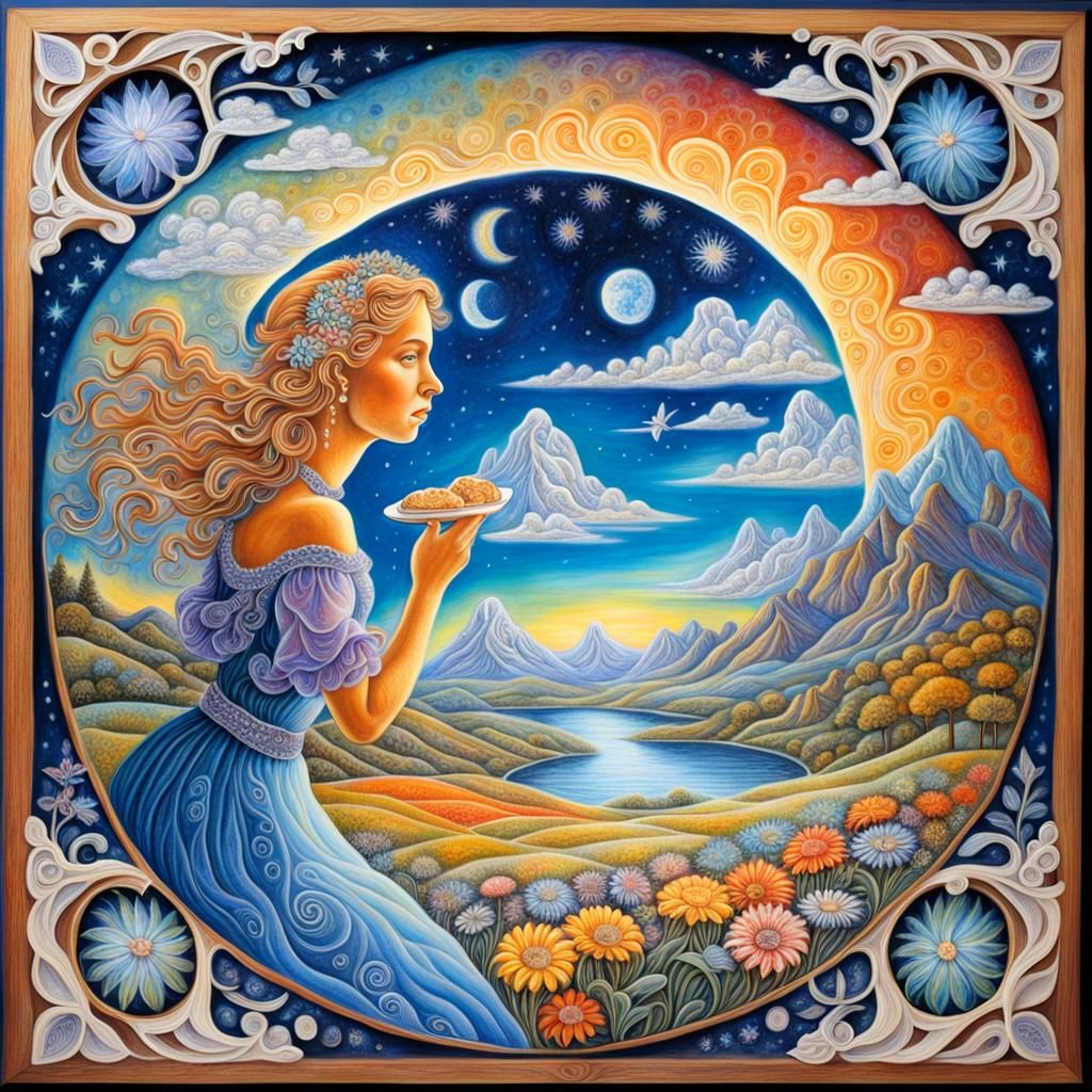 Fantastical Chalk Art Inspired by American Pie