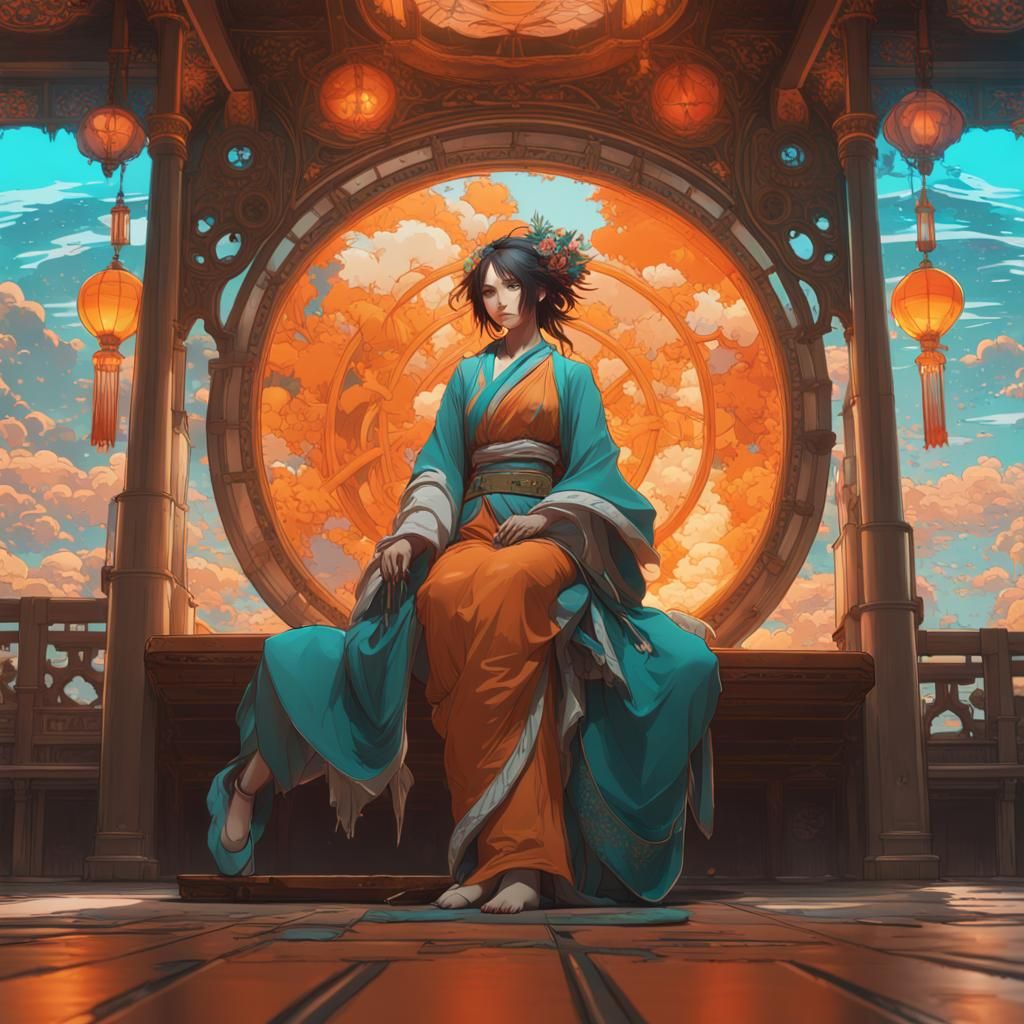 Hyperdetailed Japan Travel Art in Unreal Engine 5