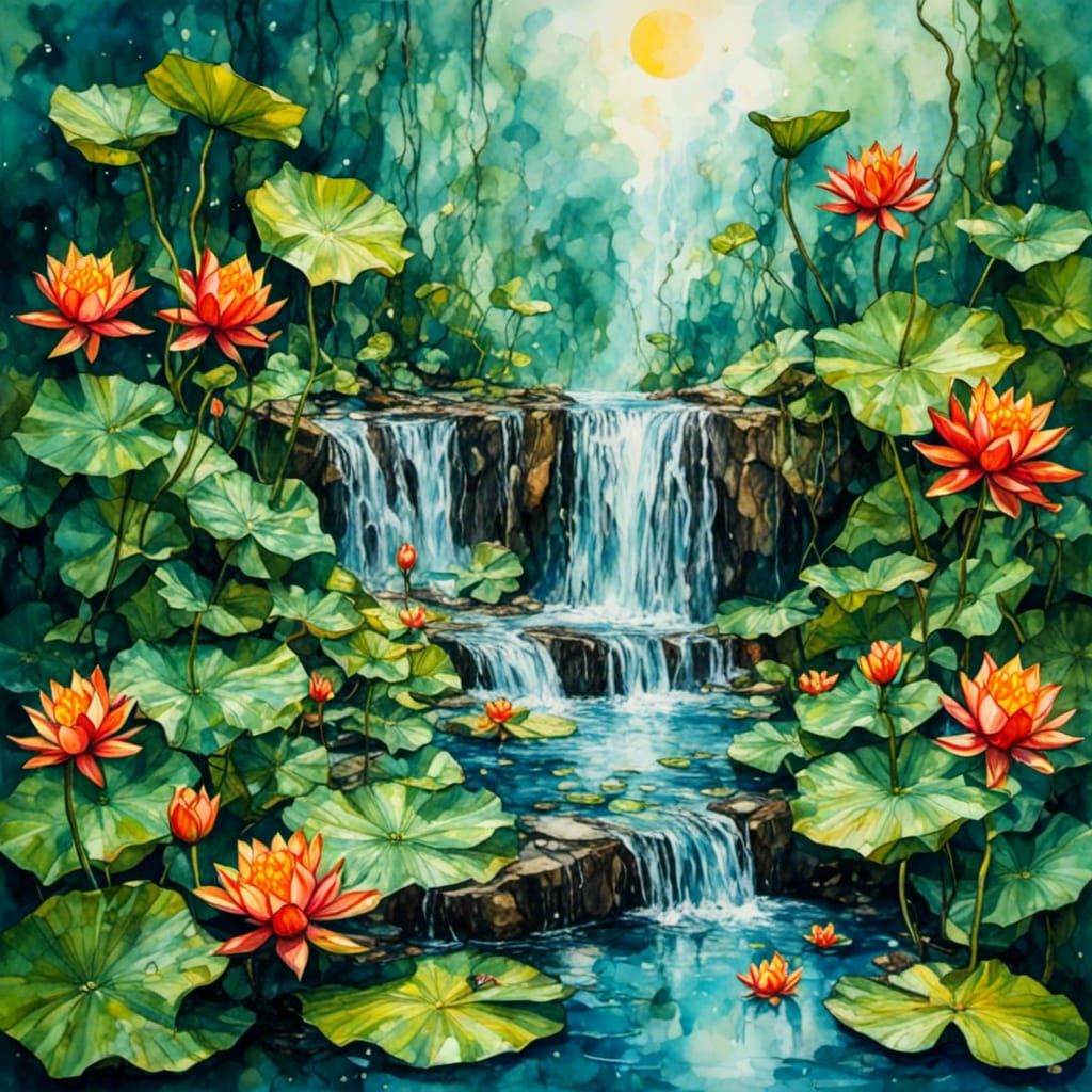 <lora:Lily Pad:1.0> <lora:Hot Demonic Weather:1.0> Beautiful...