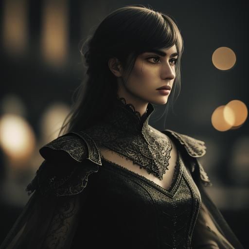 Hyperrealistic Girlfriend Portrait in Cinematic Style