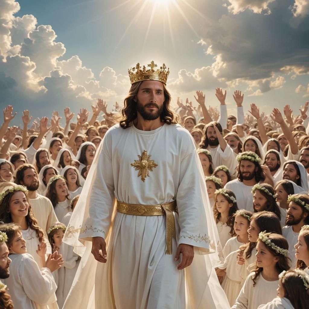 Heavenly Wedding: Jesus and His Bride in Light