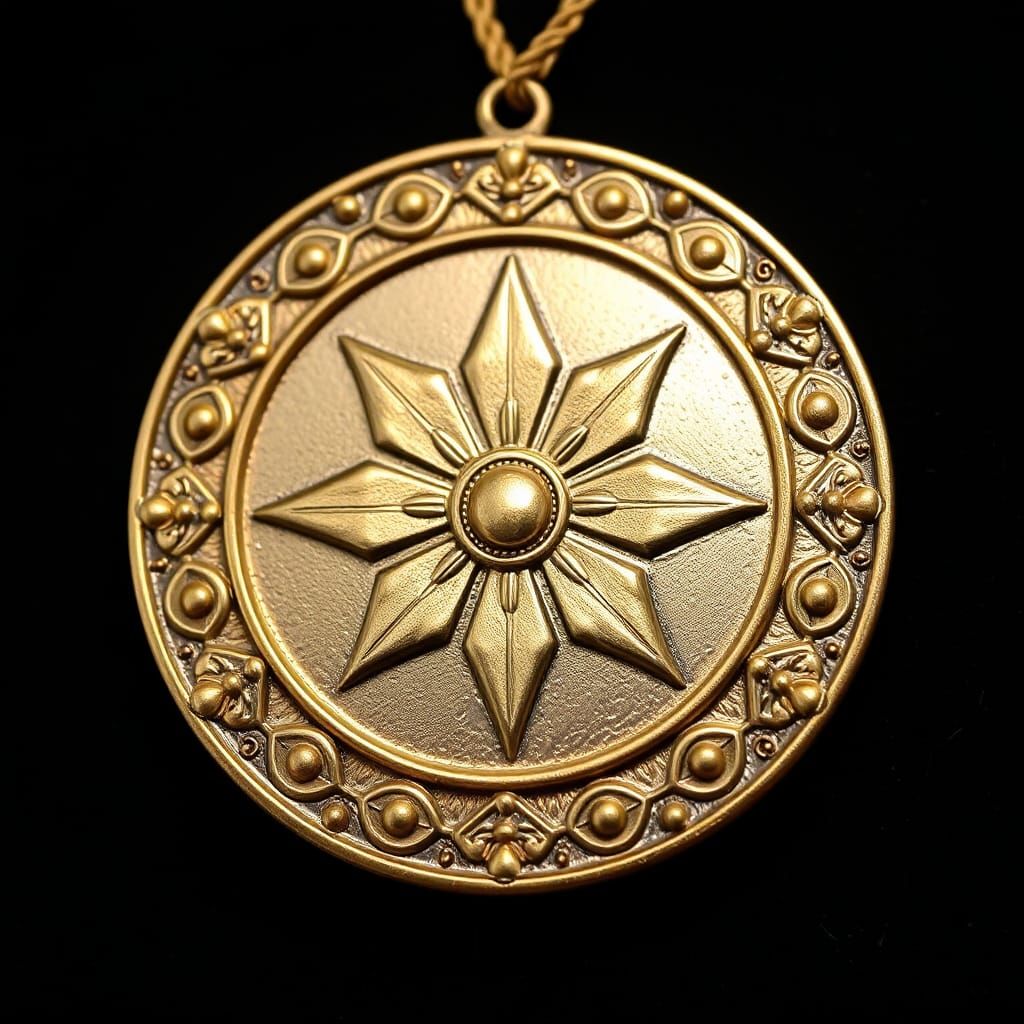 Folk Art Medallion Design