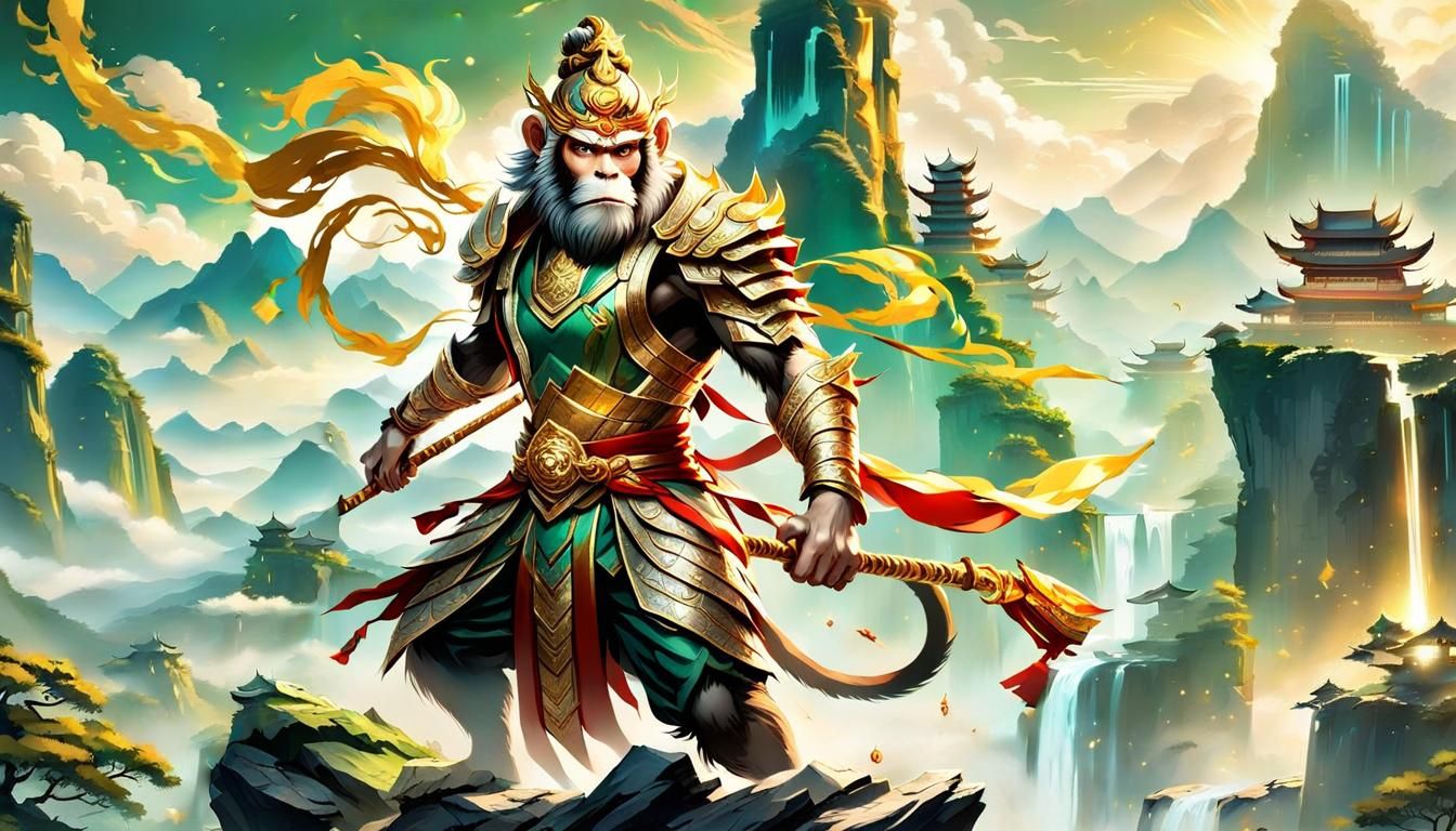 Android Monkey King in Dreamscape