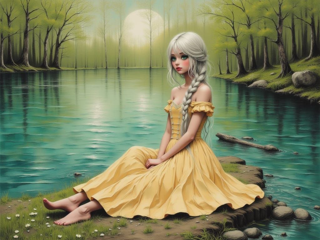 Ethereal Spring Sunset by Turquoise River