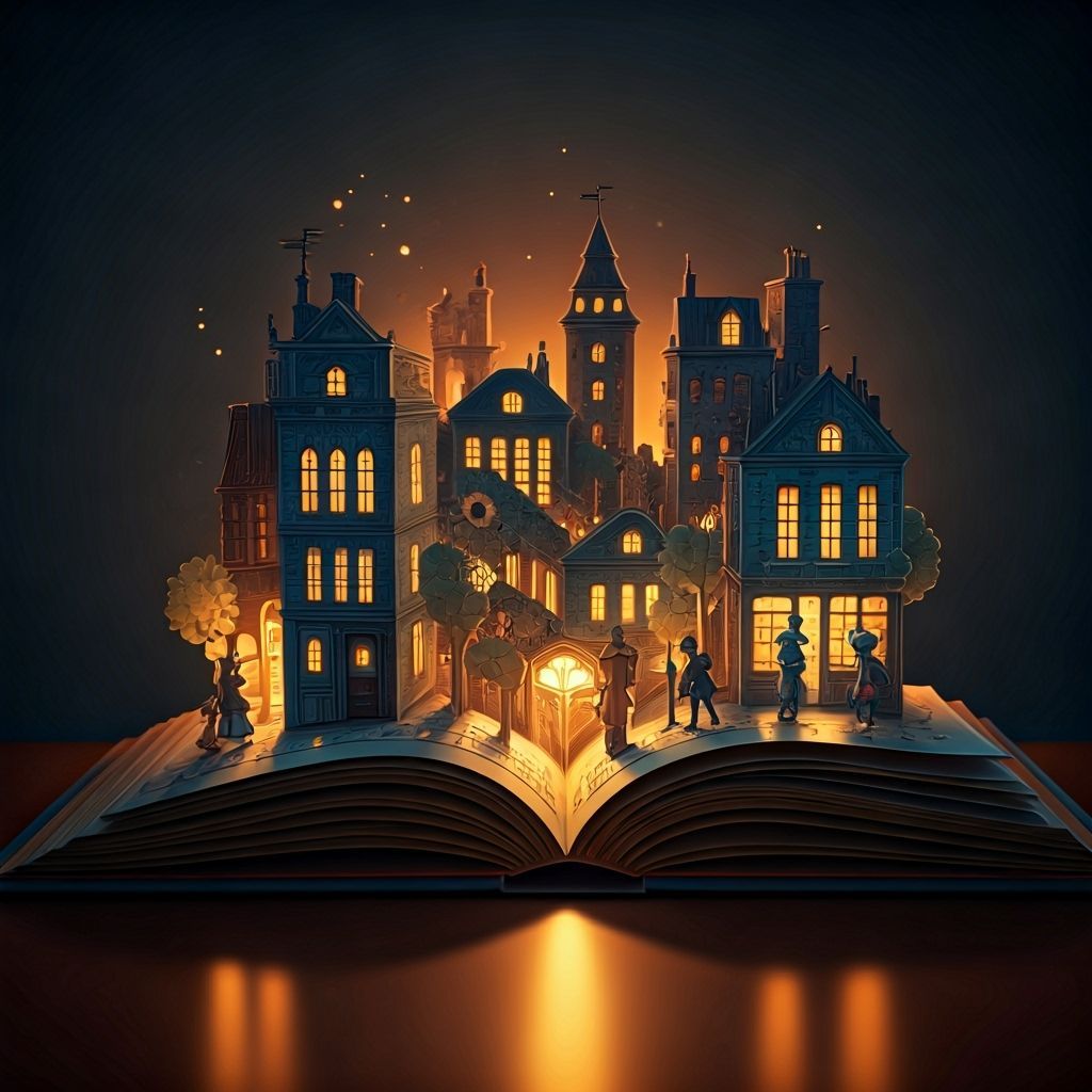 Vibrant Pop-Up Book City Comes Alive