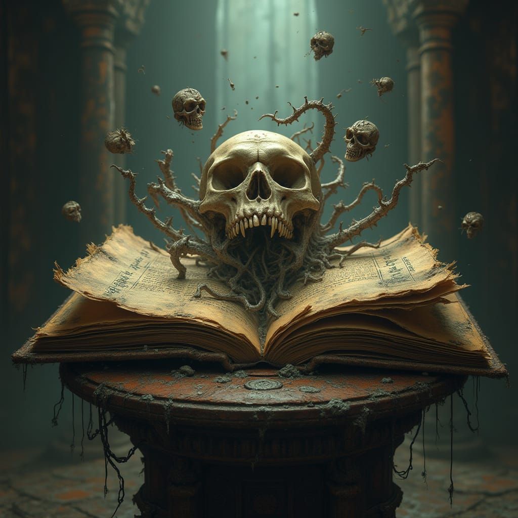 Eldritch Horror Unleashed in Tattered, Ancient Tome