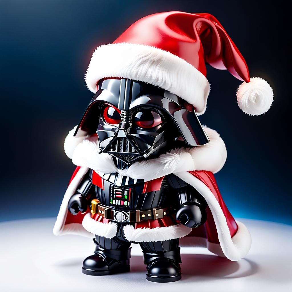 Hyperreal Chibi Darth Vader Christmas Toy