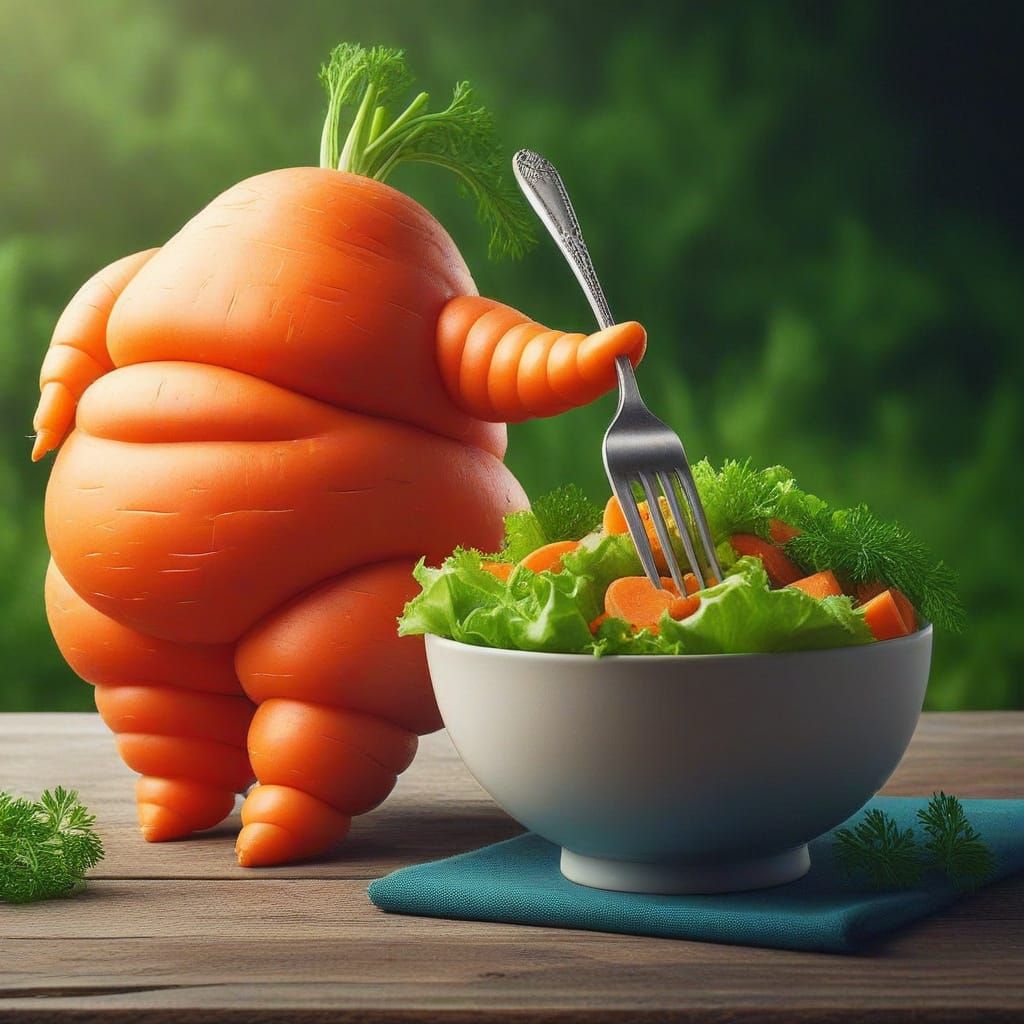 Vibrant Panoramic Still Life in a Natural Setting