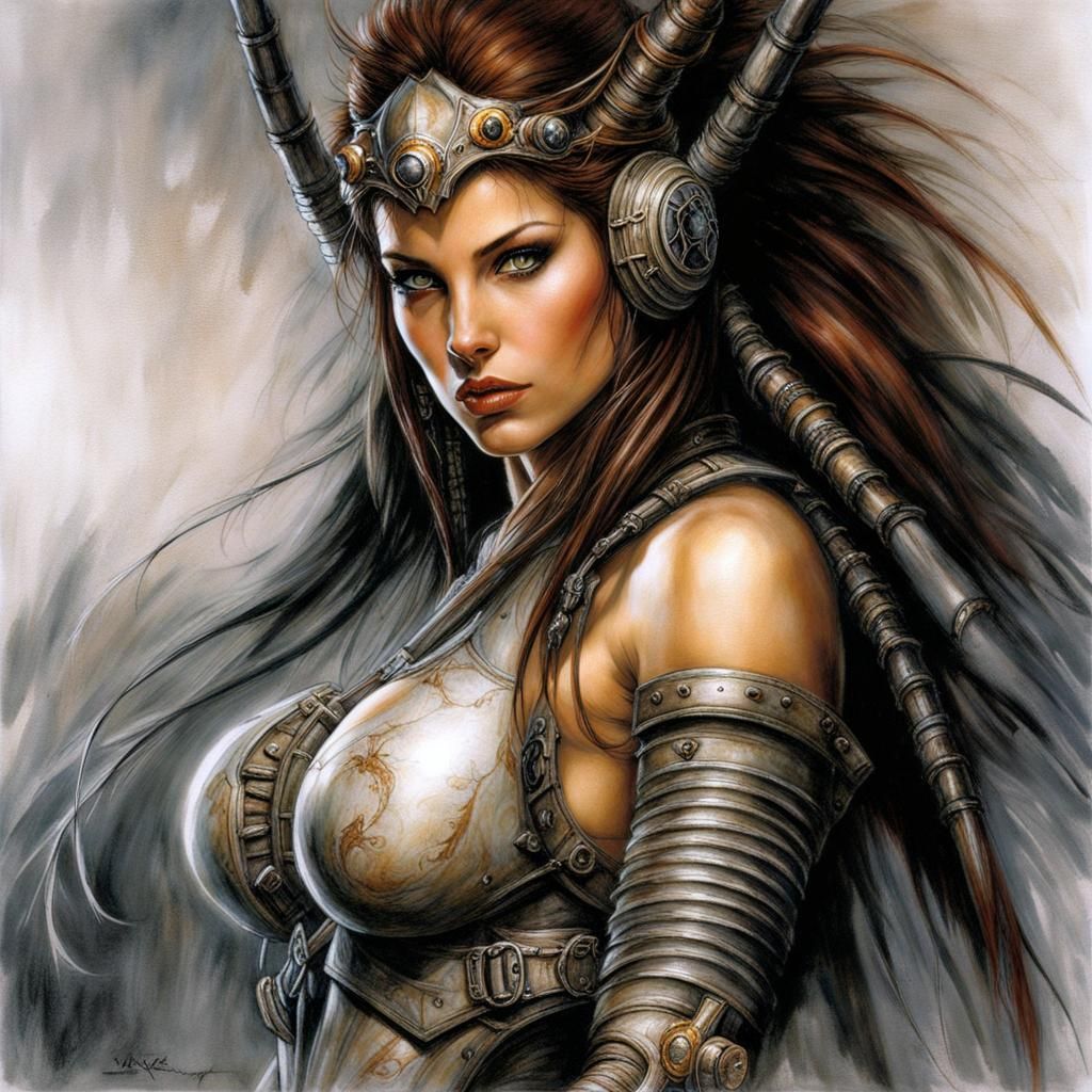Sarah Kerrigan Portrait in Luis Royo Style