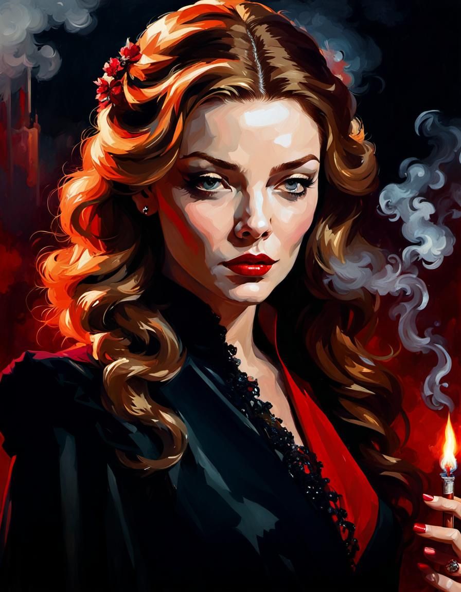 Margaery Tyrell in Retro Moulen Rouge Style