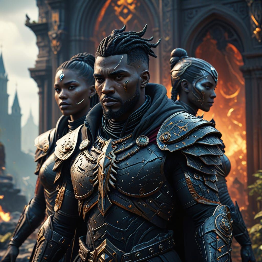 Black Leaders Awareness Day: Fantasy Concept Art