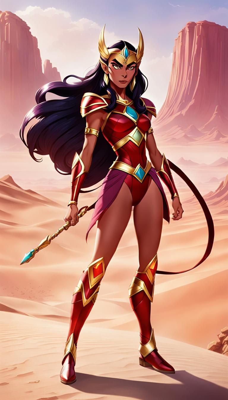 Catra in the Desert, Ready to Strike