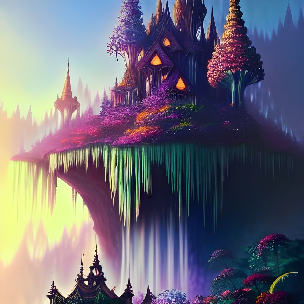 from high above