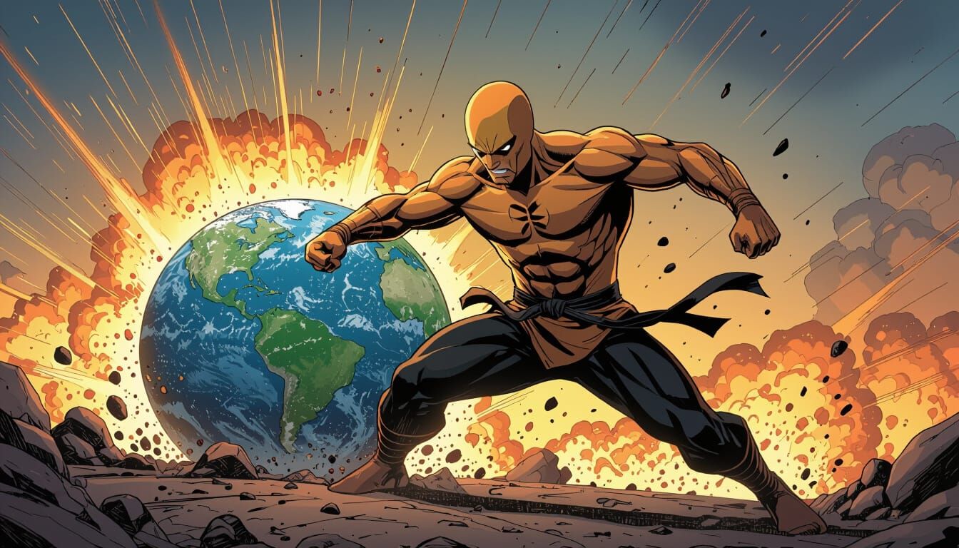 Iron Fist: Earth-Shattering Punch, Comic Book Art