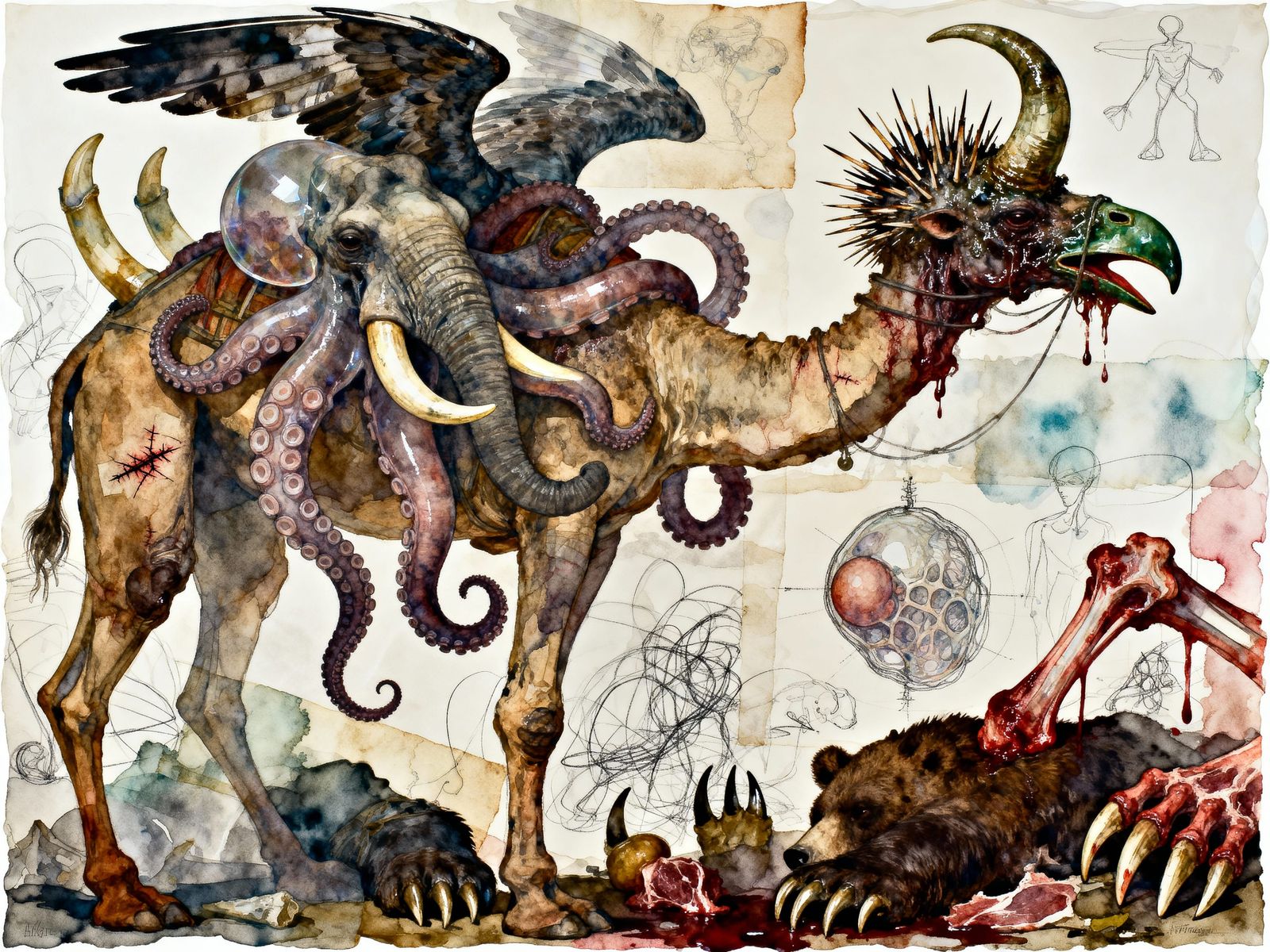 Horrific Mutant Zygote in Violent Squalor