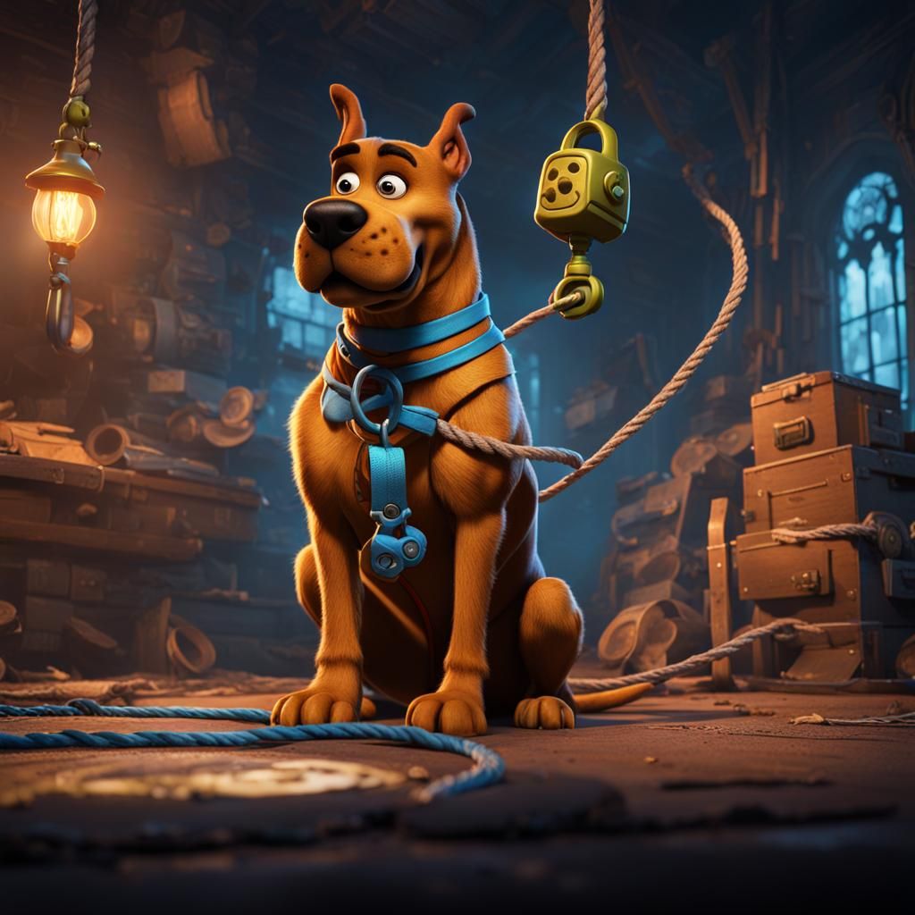 Scooby-Doo Bound: Detailed Matte Painting