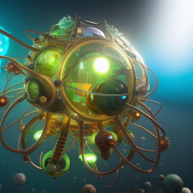 Microscopic Biopunk Nanobot