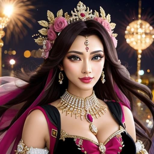 AI Interpretation of the Word Extravaganza