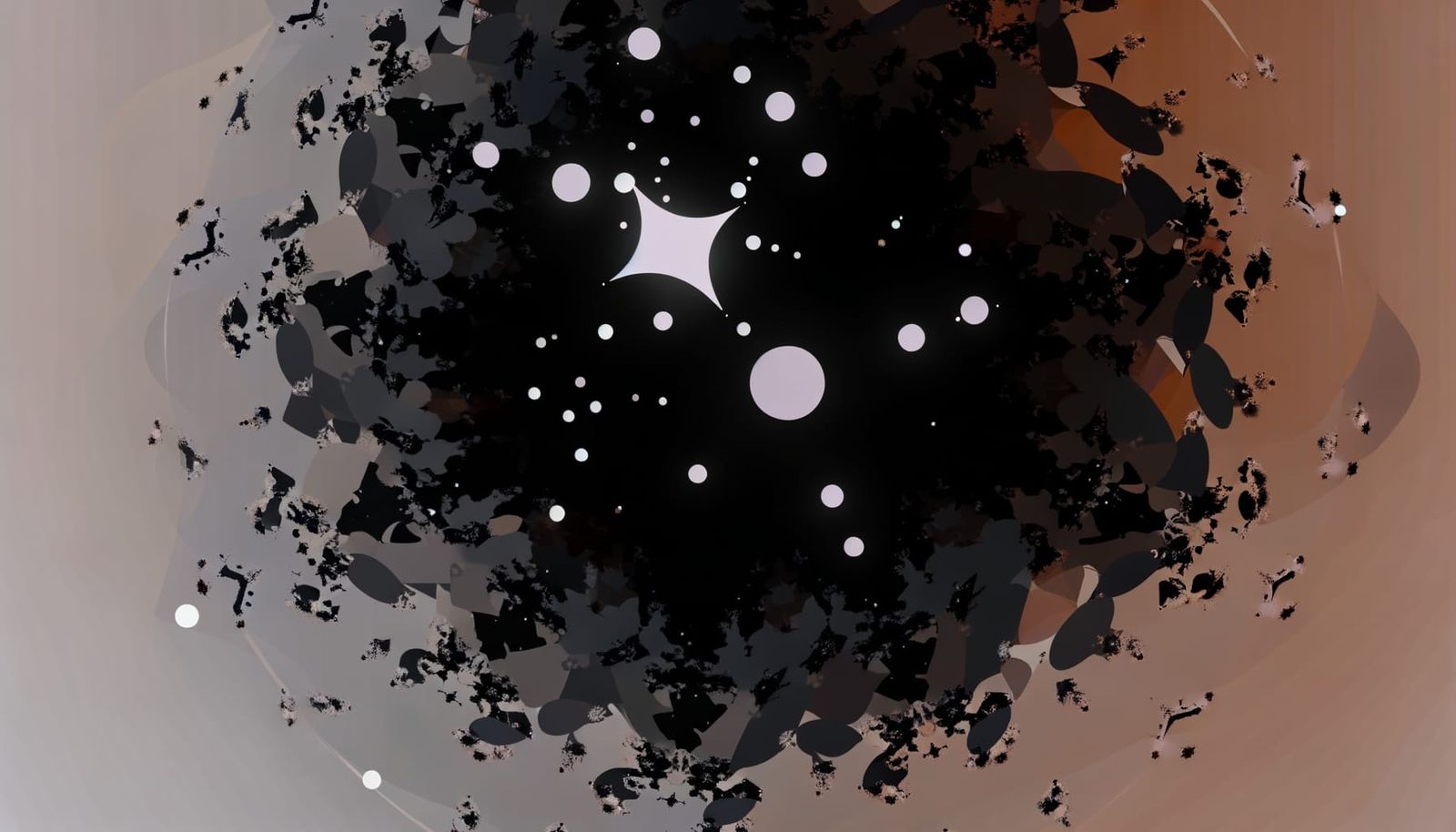 Surreal Masterpiece: Ethereal Flat Form in Uncertain Backgro...