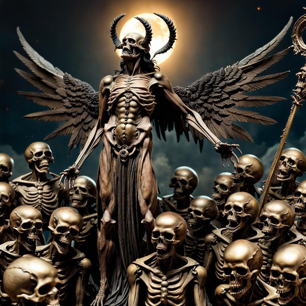 Emaciated Angel of Death: Apocalyptic Horror