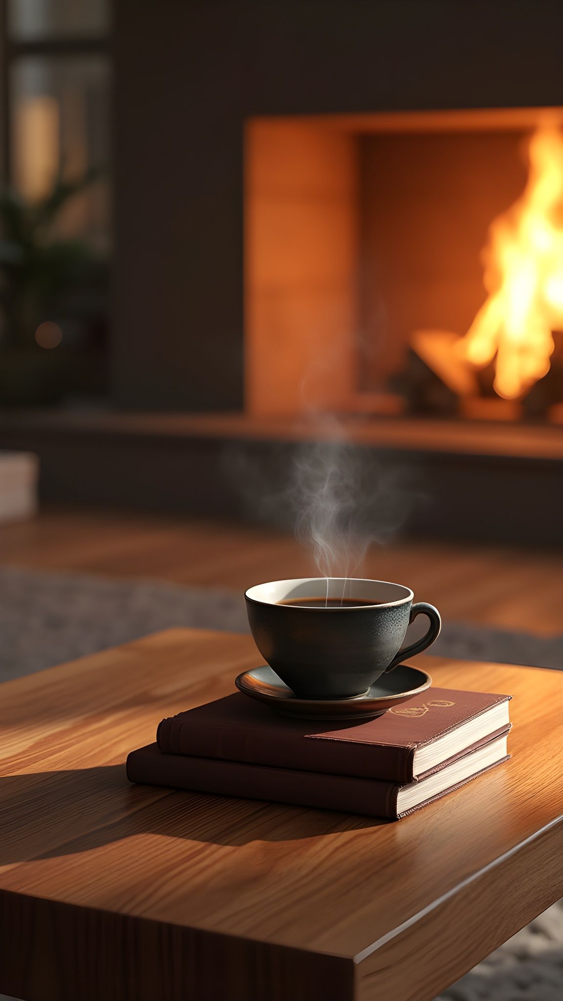 Coffee Table Still Life in Detailed Matte Painting