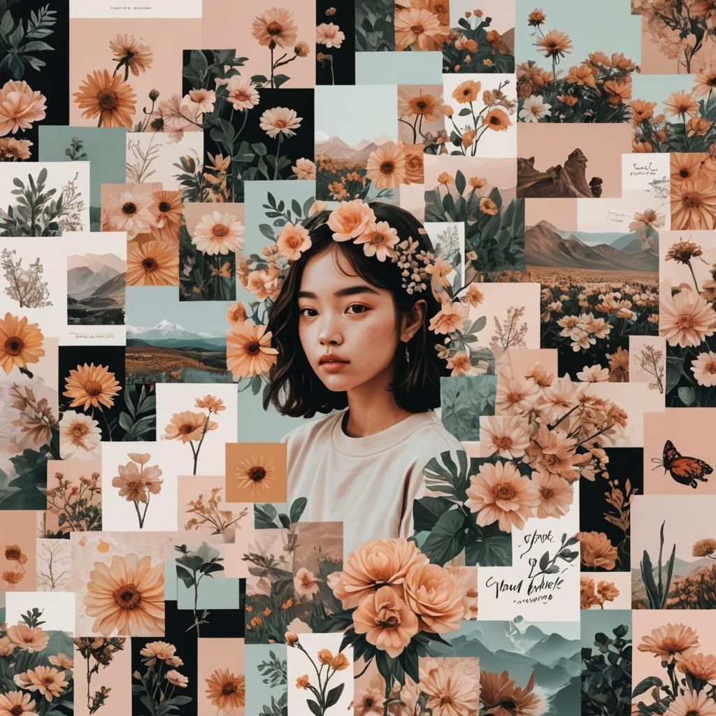 Inspirational Pinterest Aesthetic in Digital Art Style