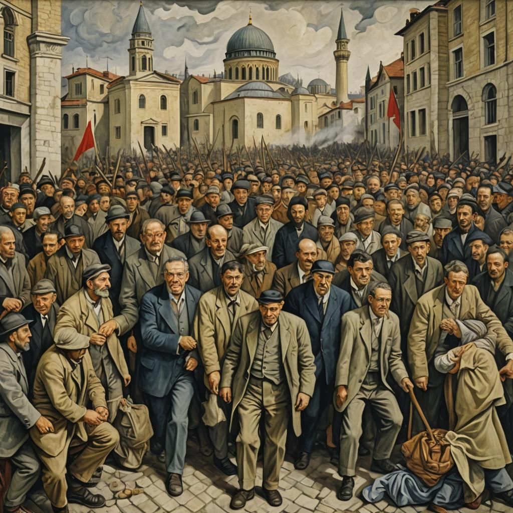 Socialist Realism: Founding of Constantinople