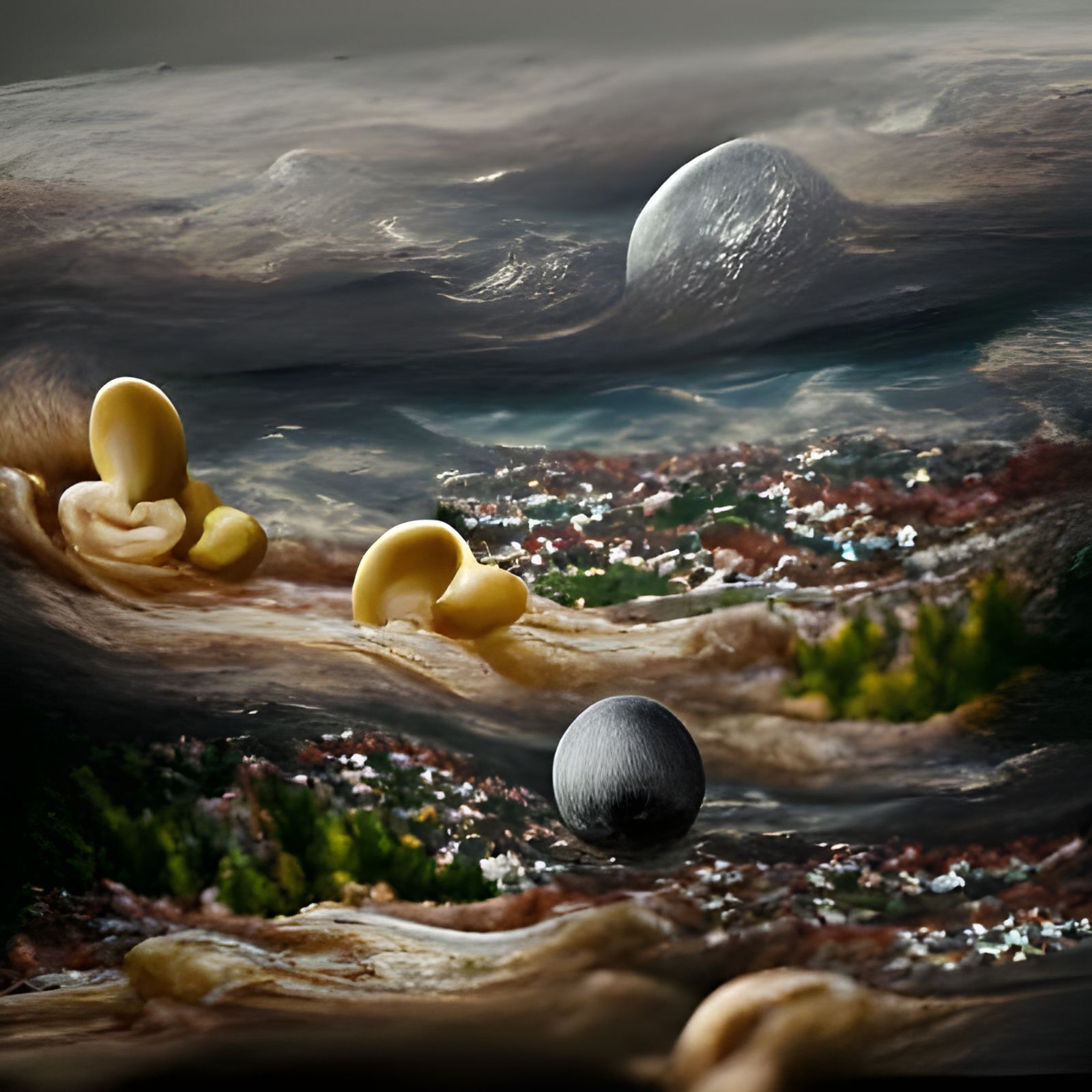 Detailed Matte Painting of Pluto