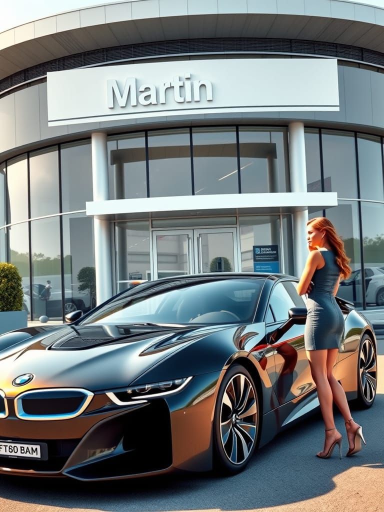 Futuristic BMW Showcased at Martin's Dealership in 2025