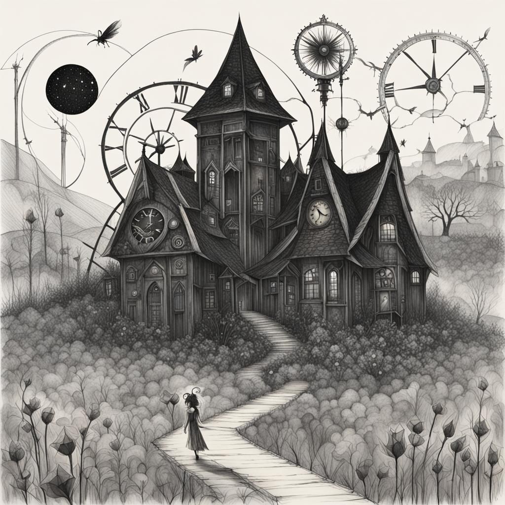 Clockpunk Fairy in Astral Nightmare Meadow