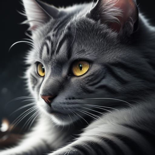 Cat and Mouse in Suspenseful Matte Painting