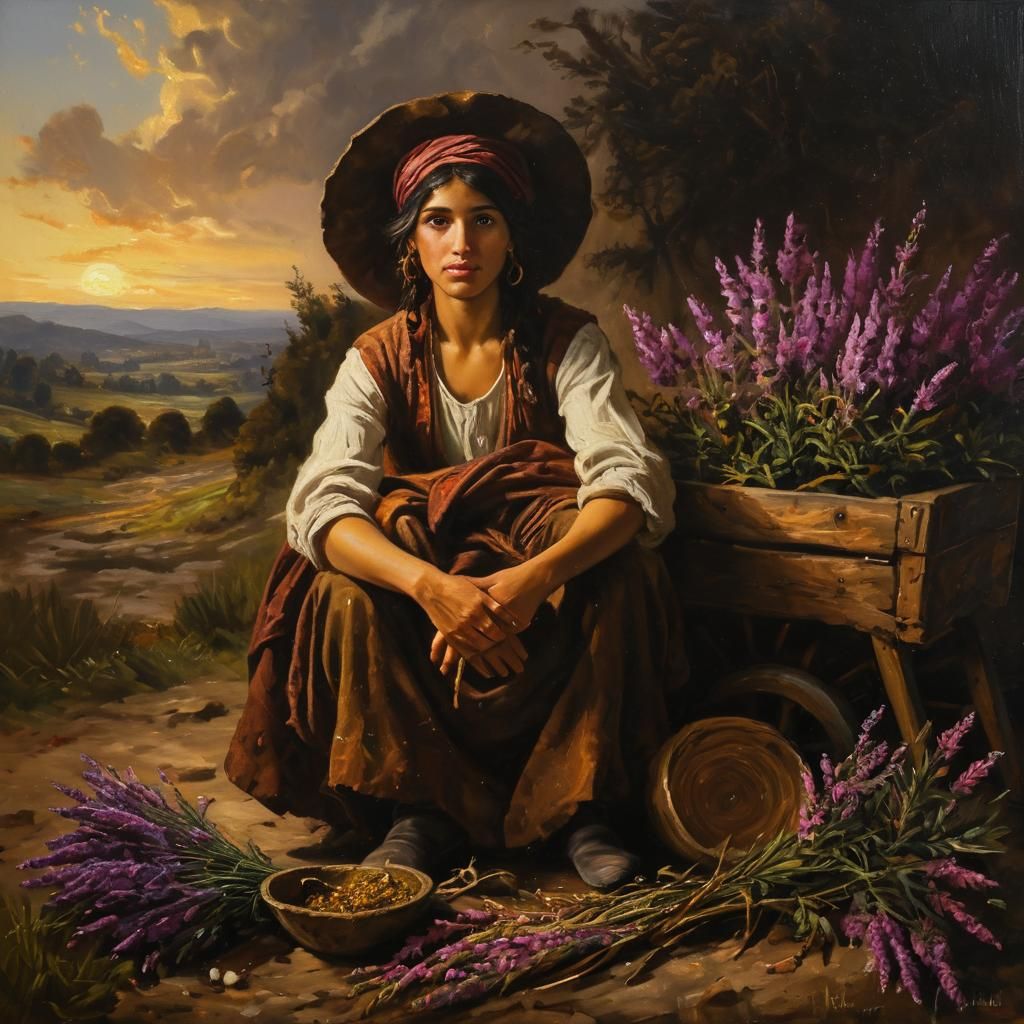 Gypsy selling lucky heather