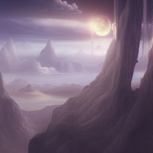 Surreal Dreamscape in Matte Painting Style