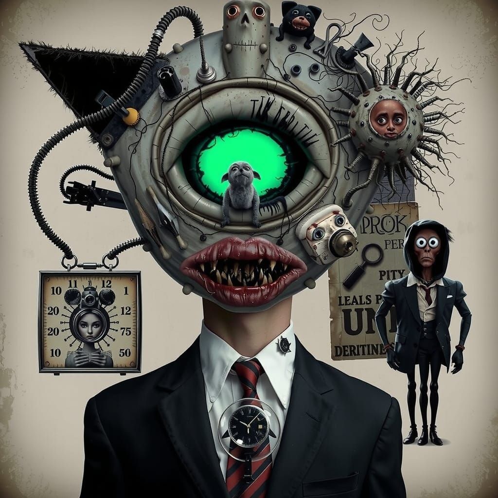 Surreal Monstrosity of Normality in Elektrodada Style