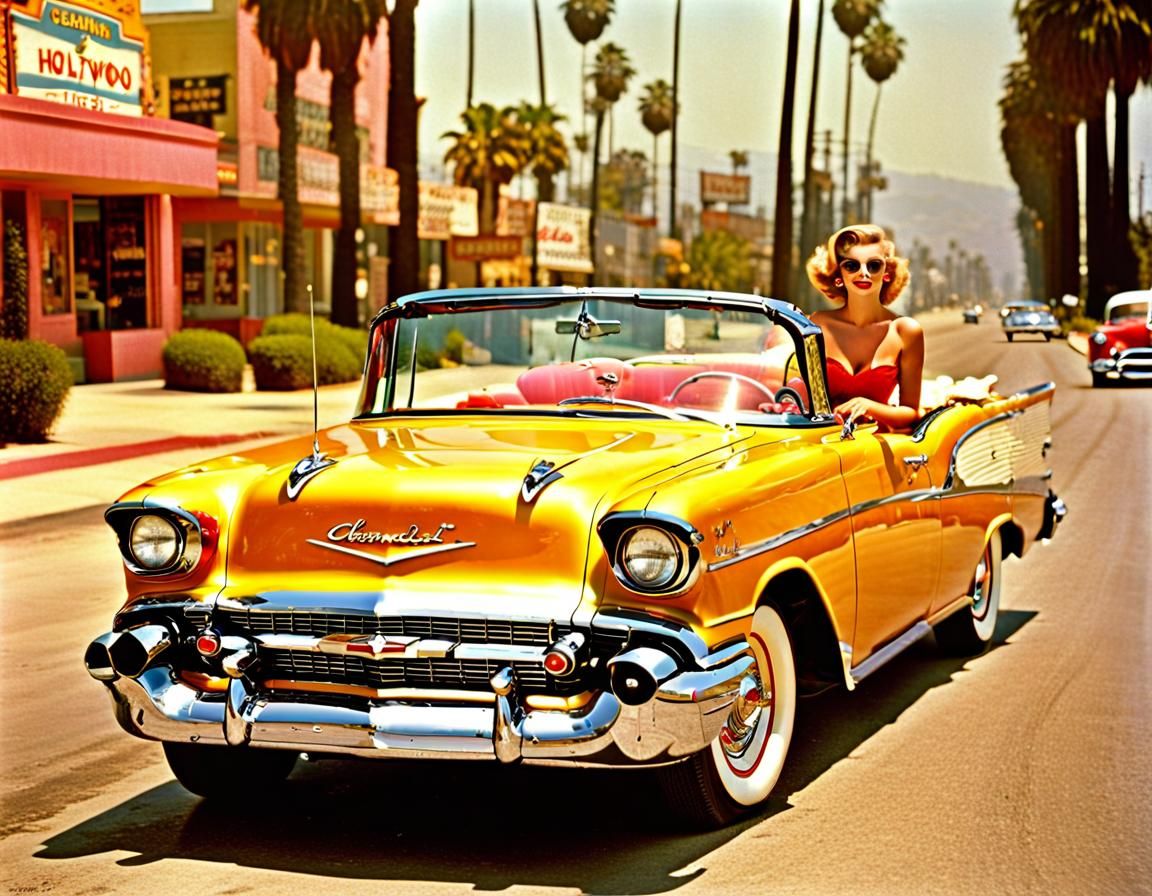1957 Bel Air Convertible in Hollywood