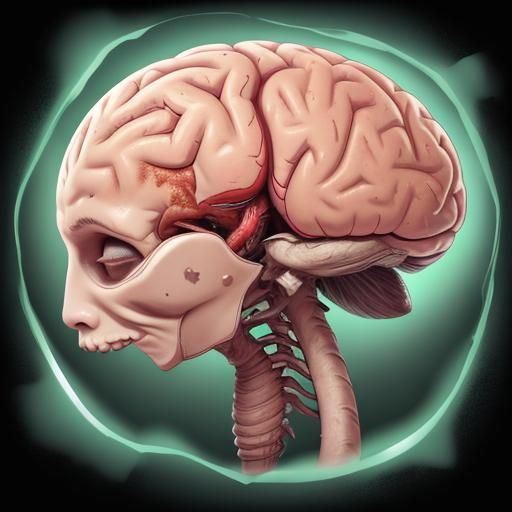 AI Interpretation of Brain Rot Concept
