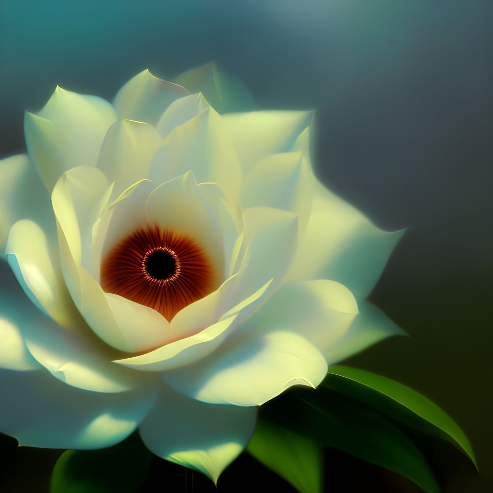 Iridescent Butterflies Compete for a White Rose