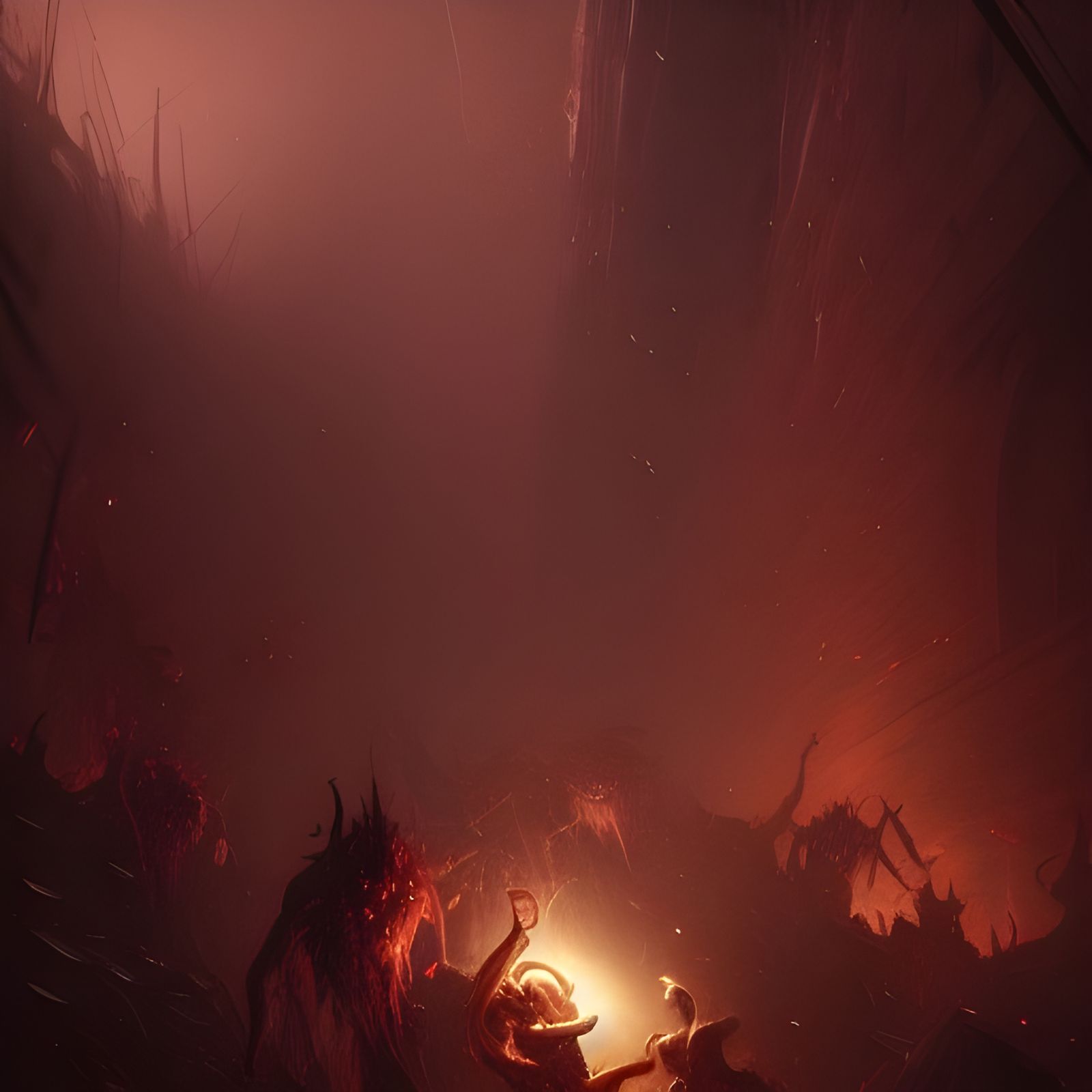 Demons Feast: Dark Fantasy Concept Art